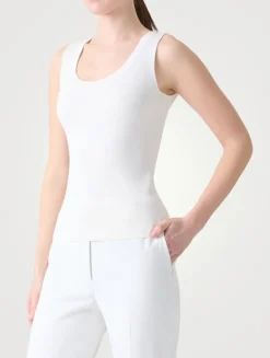 Stretch Silk Tank Top