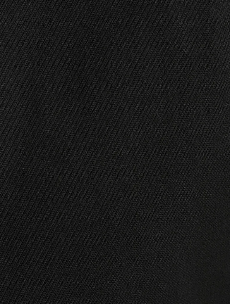 Stretch Twill Kick Flare Trousers