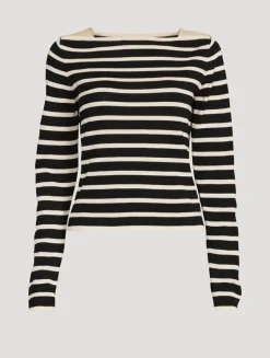 Stripe Jacquard Sweater