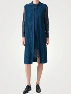 Striped Longline Cardigan