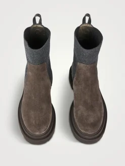Suede Chelsea Boots