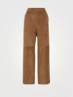 Suede Chino Trousers