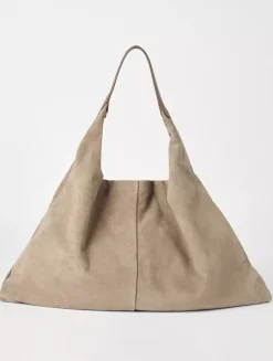 Suede Hobo Swing Bag