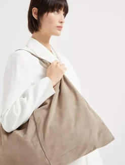 Suede Hobo Swing Bag