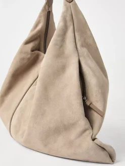 Suede Hobo Swing Bag