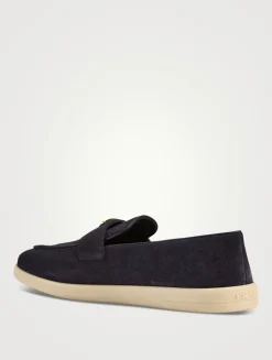 Suede Loafers