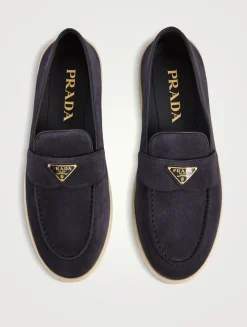 Suede Loafers