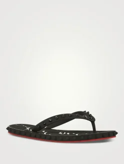 Super Loubi Rubber Thong Sandals