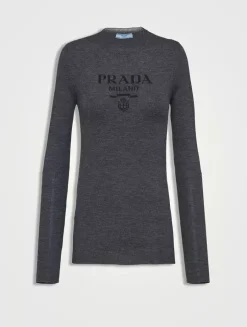 Superfine Wool Crew-neck Sweater