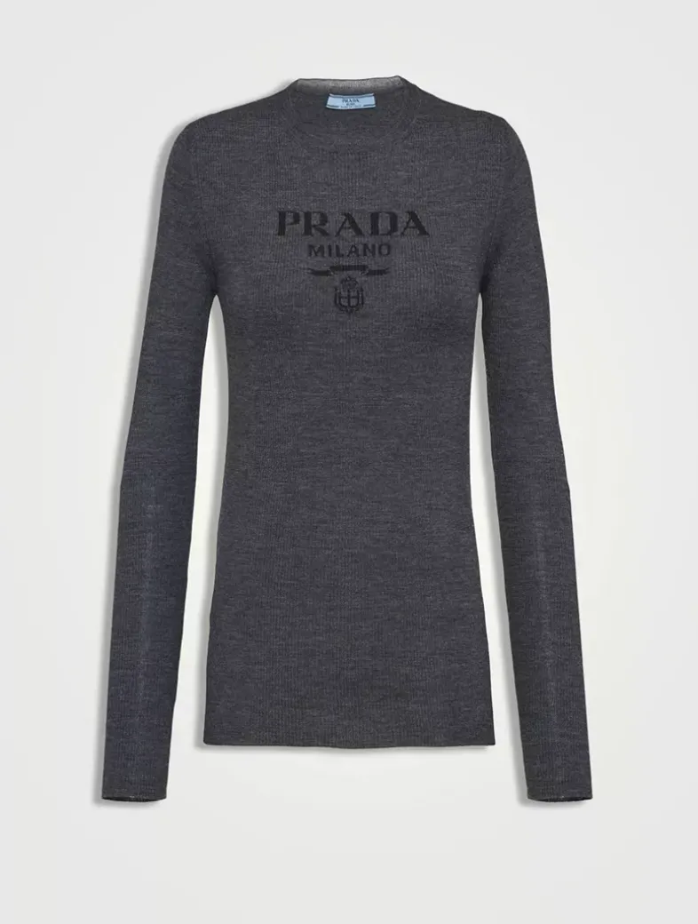 Superfine Wool Crew-neck Sweater