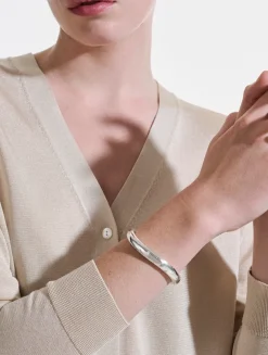 Surf Scatter Cuff Bracelet With Diamonds