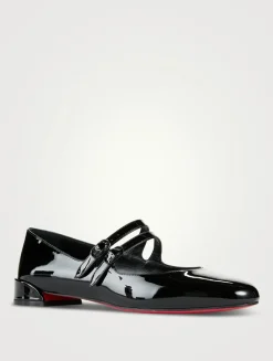 Sweet Jane Patent Leather Mary Jane Ballerinas