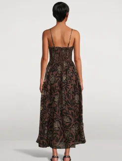 Sweet Nothings Midi Dress In Floral Print