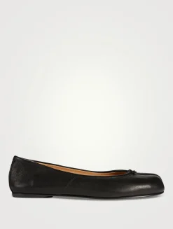 Tabi Leather Ballerina Flats