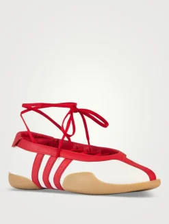 Taekwondo Mei Leather Ballet Sneakers