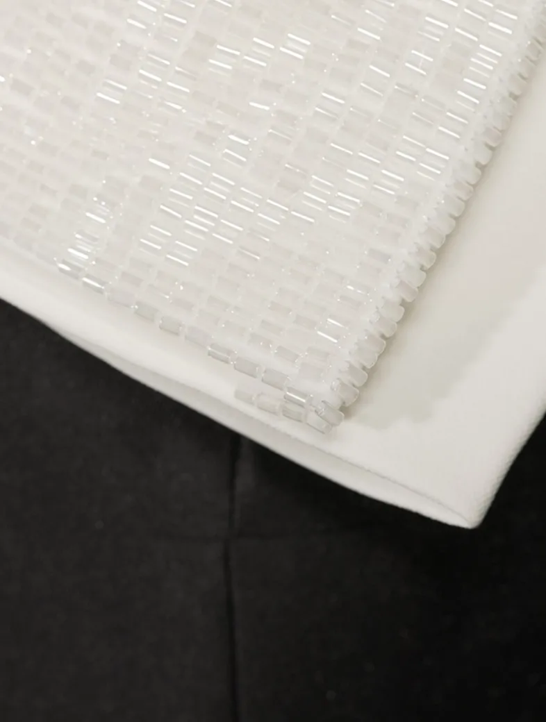 Taffeta Contrast-Bow Midi Dress