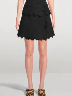 Taryn Quilted Mini Skirt