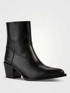 Tate Leather Ankle Boots