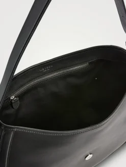 T-Bar Leather Shoulder Bag