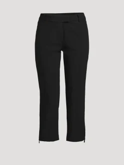 Tech Stretch Cropped Trousers