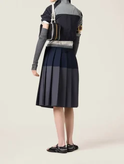 Technical Silk Zipper Blouson Jacket