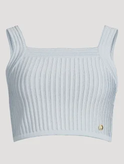 Textured Knit Crop Top