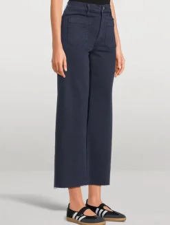 The Anchor Wide-Leg Crop Jeans