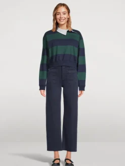 The Anchor Wide-Leg Crop Jeans