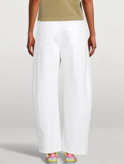 The Full-Pipe Barrel-Leg Jeans