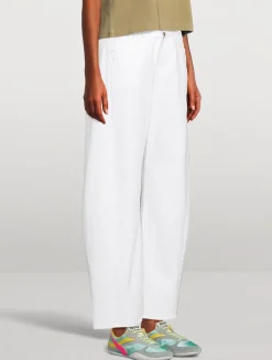 The Full-Pipe Barrel-Leg Jeans