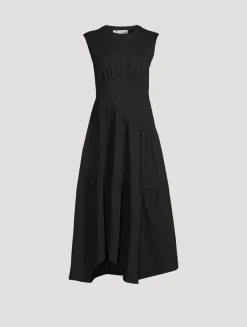 The Gathered Midi Dress