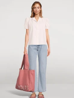 The Gathered Puff-Sleeve Shirt