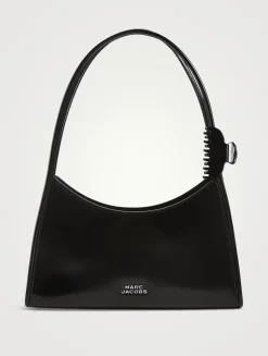 The Glam Claw Clip Leather Shoulder Bag