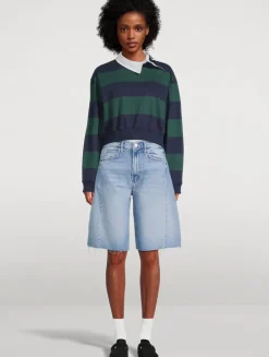 The Half-Pipe Denim Bermuda Shorts