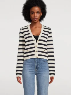 The Harbour Stripe Jacquard Cardigan