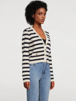 The Harbour Stripe Jacquard Cardigan