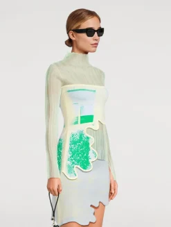 The J Marc Square Cat Eye Sunglasses