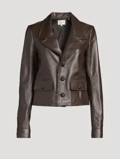 The Leather Cuffed Jacket