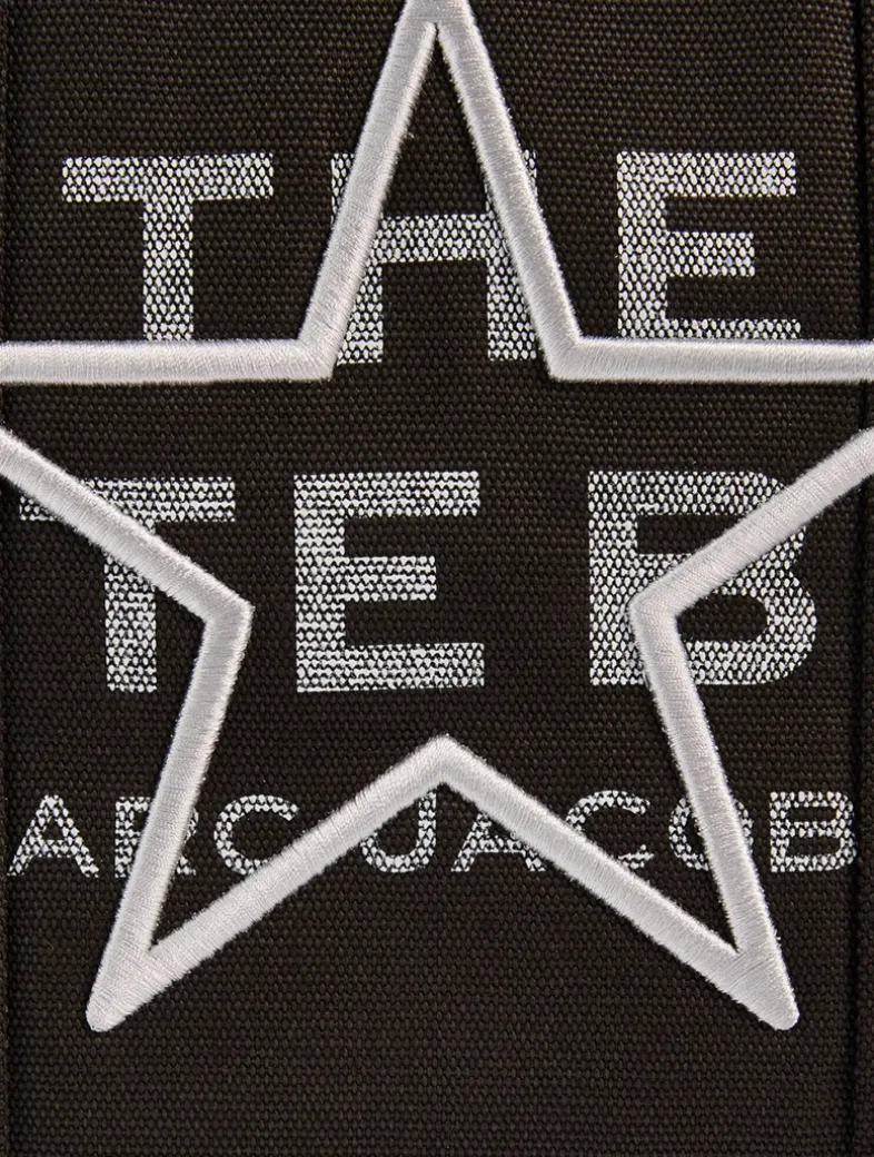 The Medium Star-Embroidered Canvas Tote Bag