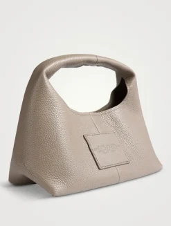 The Mini Sack Leather Shoulder Bag