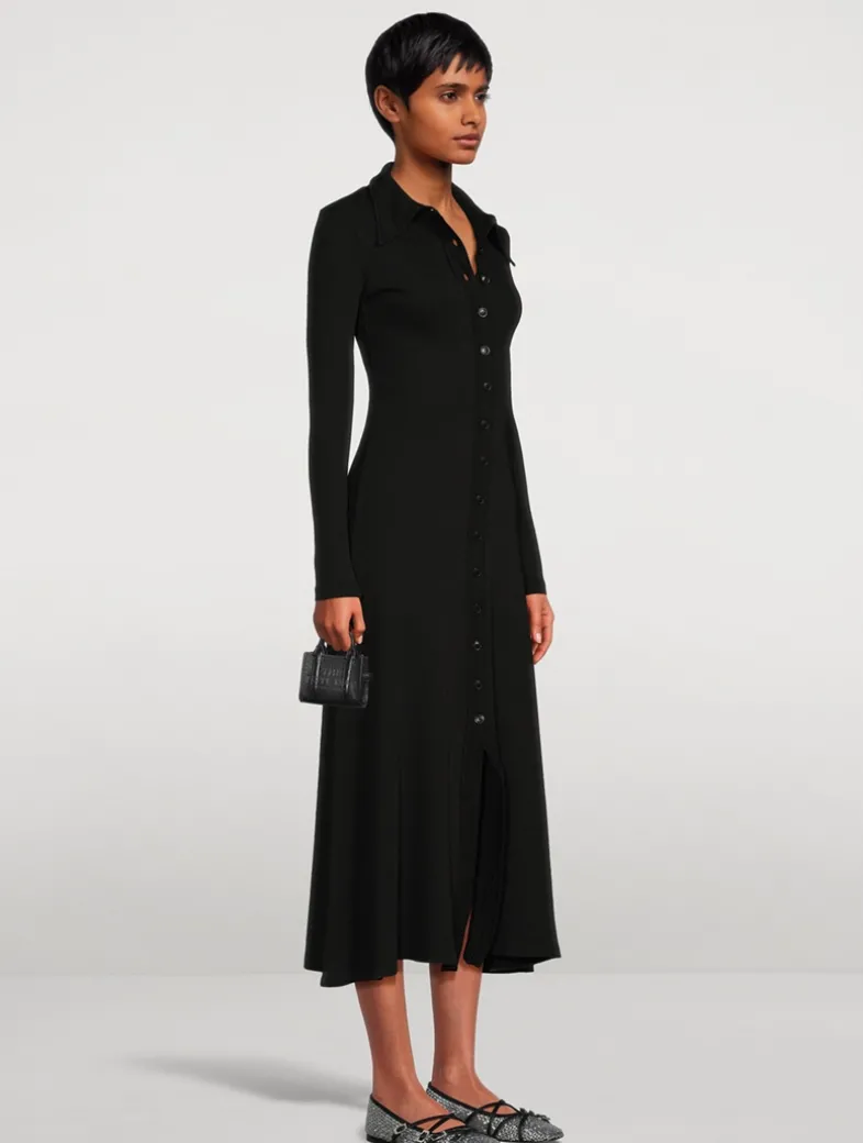 The Nano Leather Crossbody Tote Bag