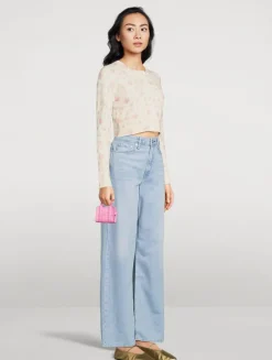 The Nano Leather Crossbody Tote Bag