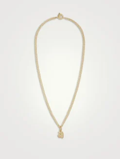 The Puffy Initial Necklace