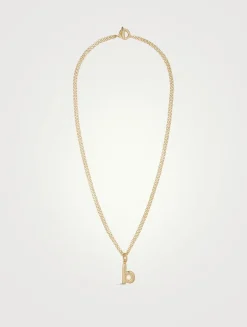 The Puffy Initial Necklace