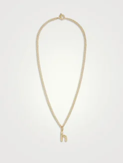 The Puffy Initial Necklace