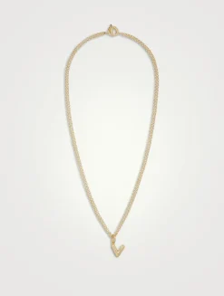 The Puffy Initial Necklace