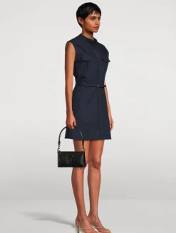 The Safari Sleeveless Shirt Dress