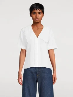 The Sailor Scallop Ramie Shirt