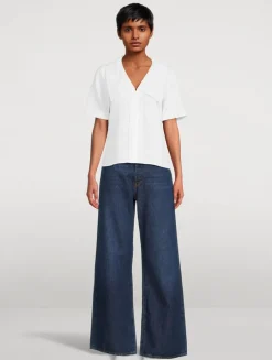 The Sailor Scallop Ramie Shirt