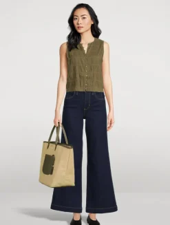 The Smocked Sleeveless Blouse